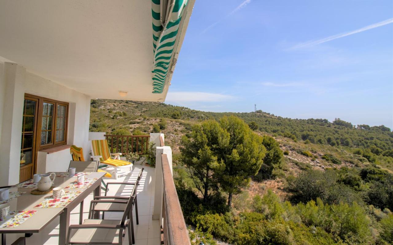 TERRAZA CON VISTAS ESPECTACULARES Las Haciendas ALBERT VILLAS Alcoceber Exterior foto
